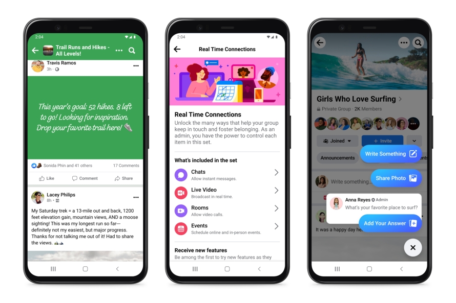 Facebook groups new features