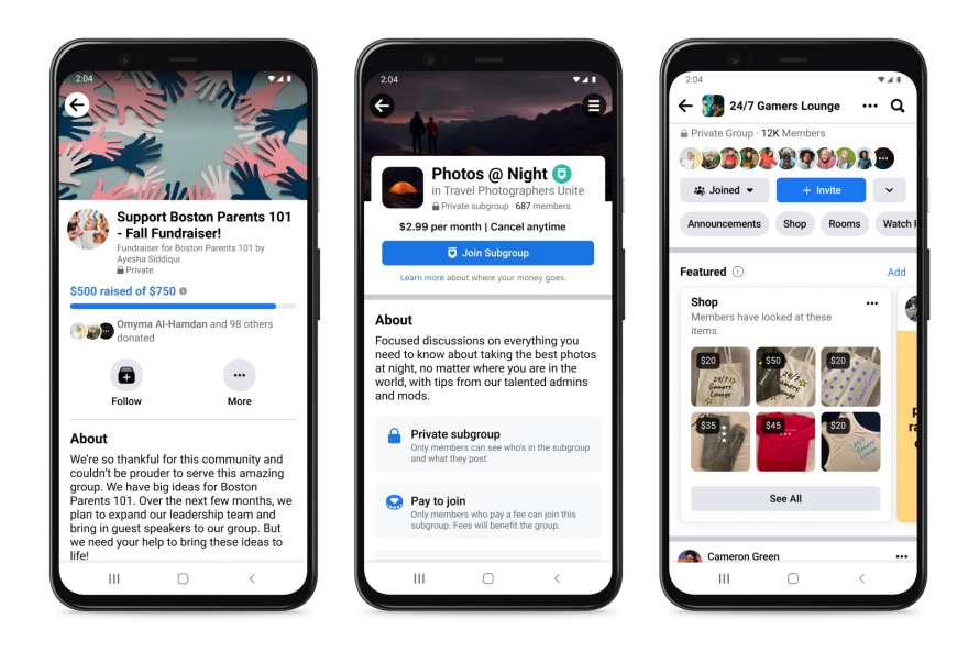Facebook groups new features