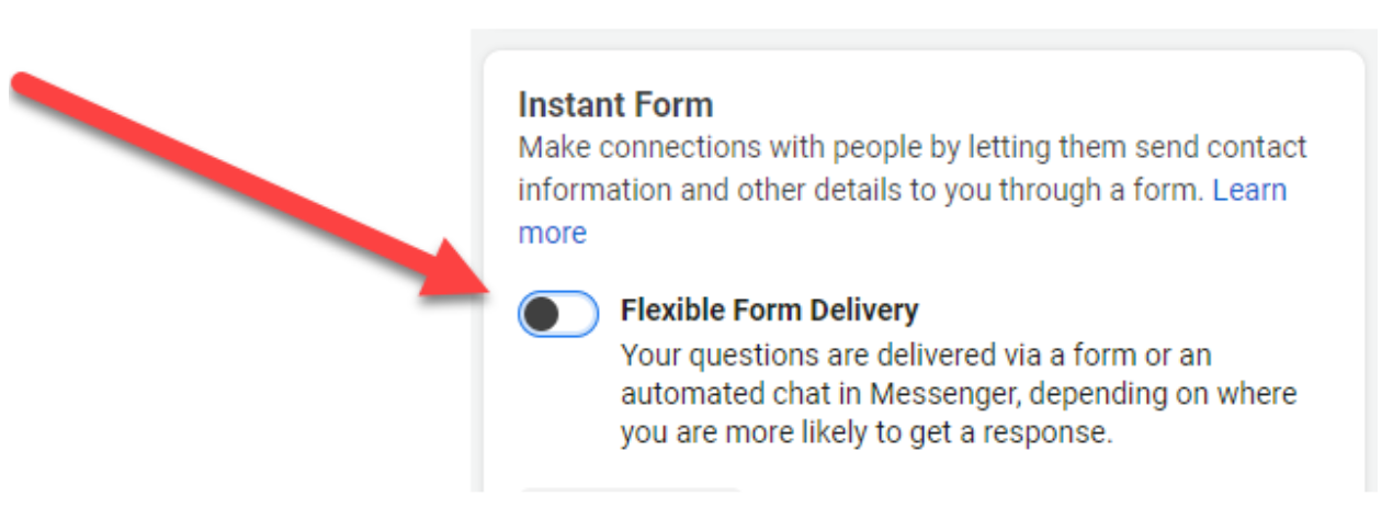 flexible form delivery