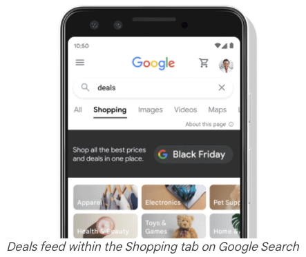 google shopping deals