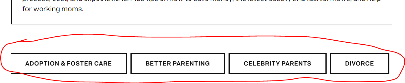 parenting internal links