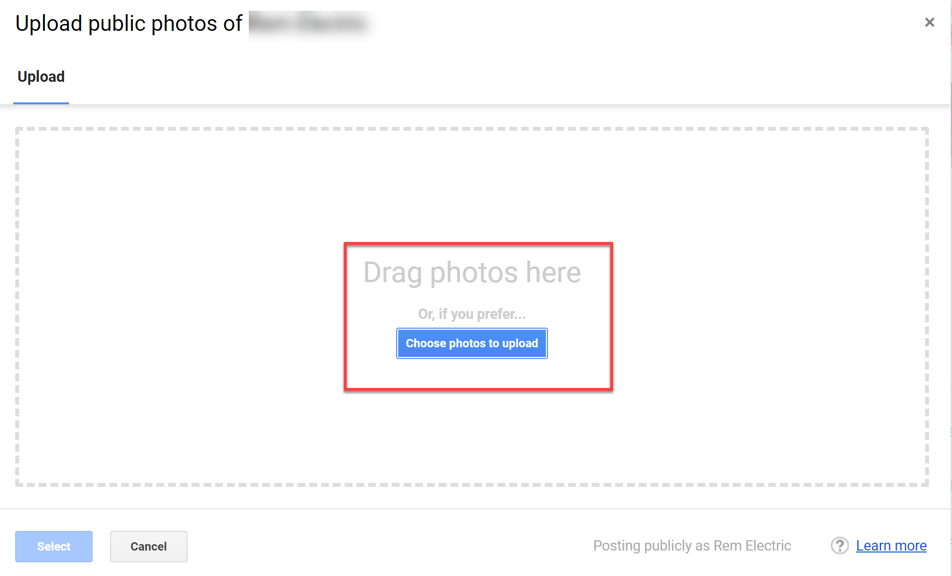 Upload Photos