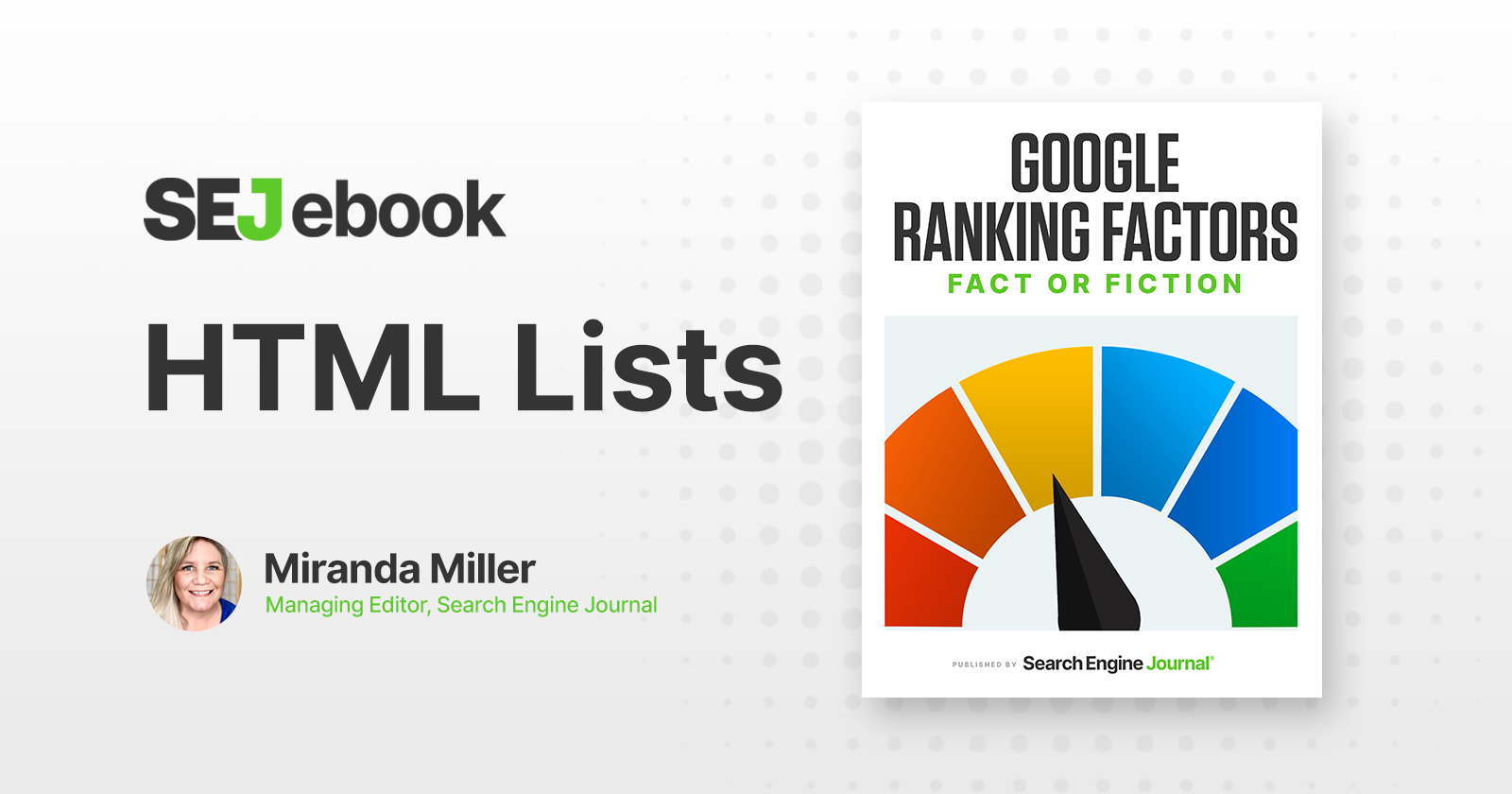 Are HTML Lists A Google Ranking Factor?