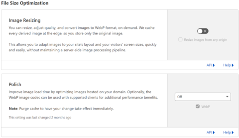 Cloudflare image optimization