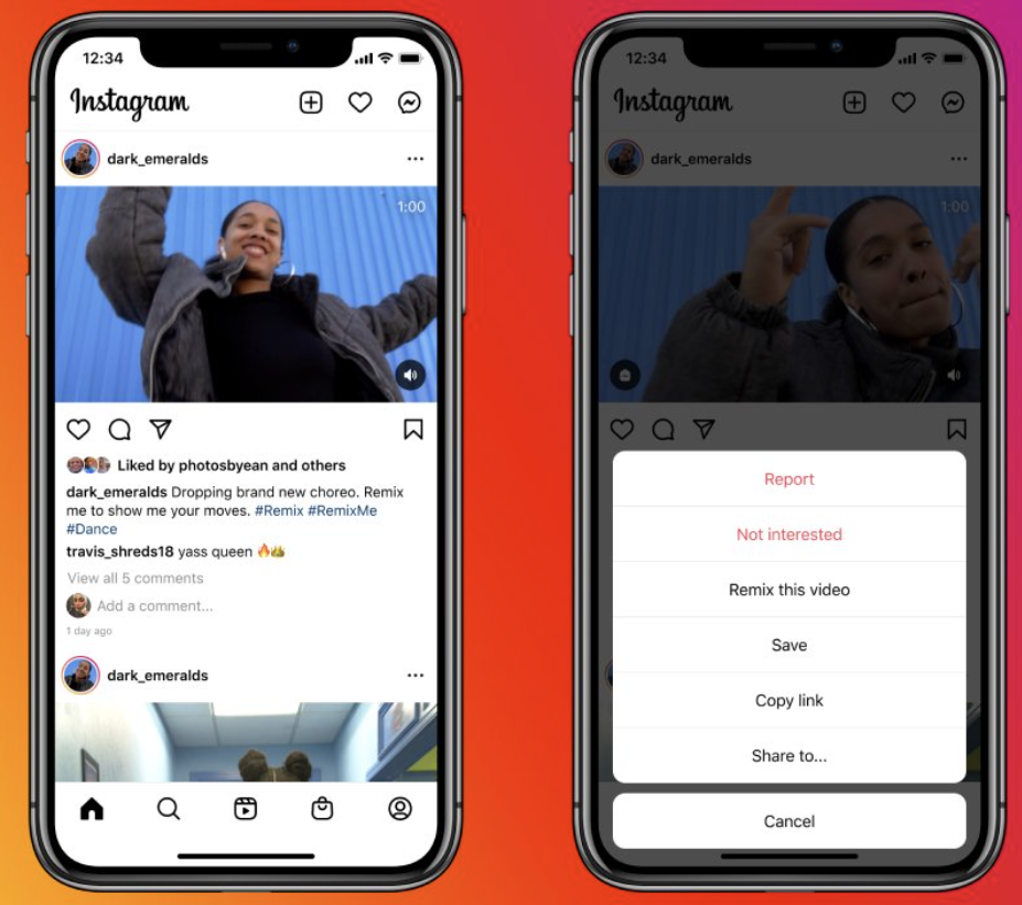 Instagram Rolls Out Updates To Live Videos &#038; Remixes