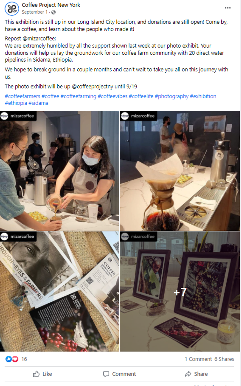 Coffee Project New York posted an event update on its Facebook Page.
