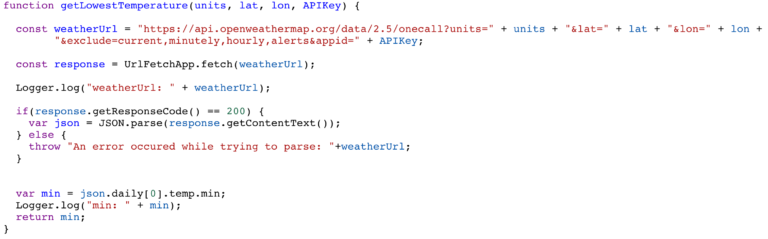 Weather API free script code