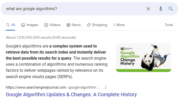 Featured Snippet