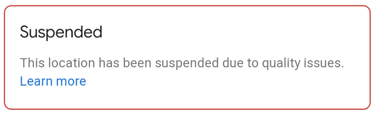 Suspension Notification