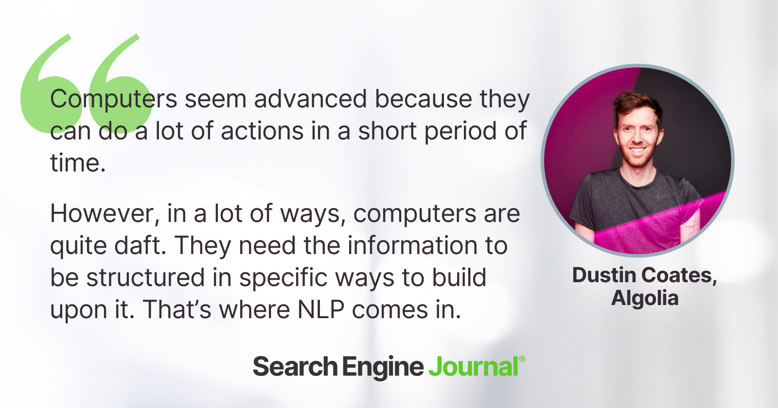 Why NLP matters in search