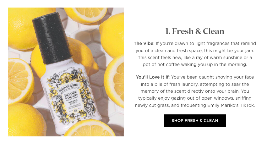 Copywriting example: Poo-Pourri