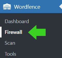 Wordfence Step 1