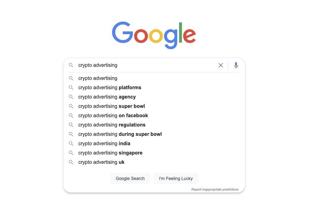 Google Autocomplete example