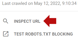 Inspect URL