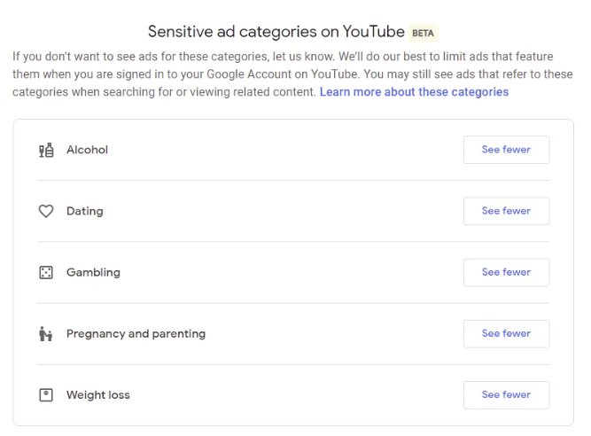 Google updates its sensitive ad categories to include weight loss and dating.