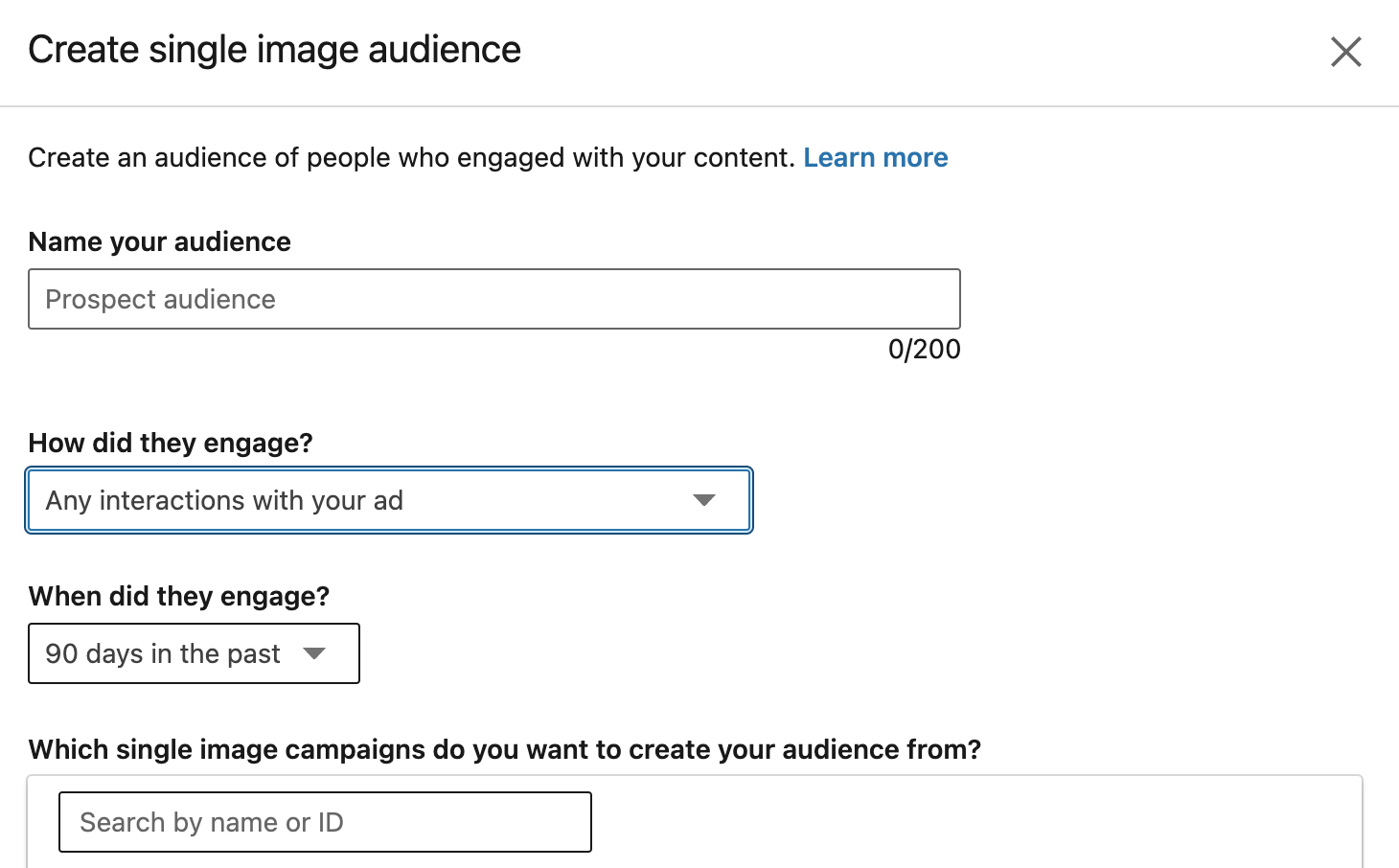 targeting audiences via LinkedIn