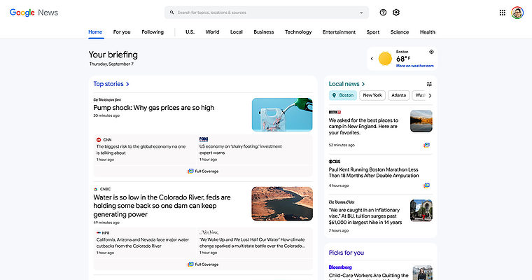 Google News Redesign Launches On Desktop