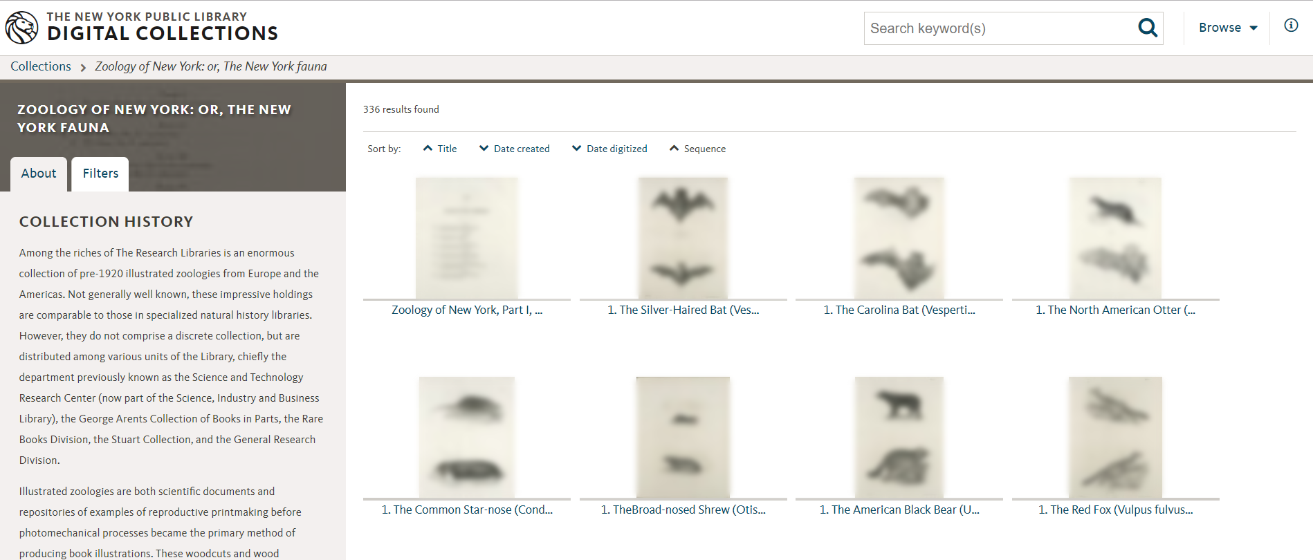 The NYPL Digital Collections