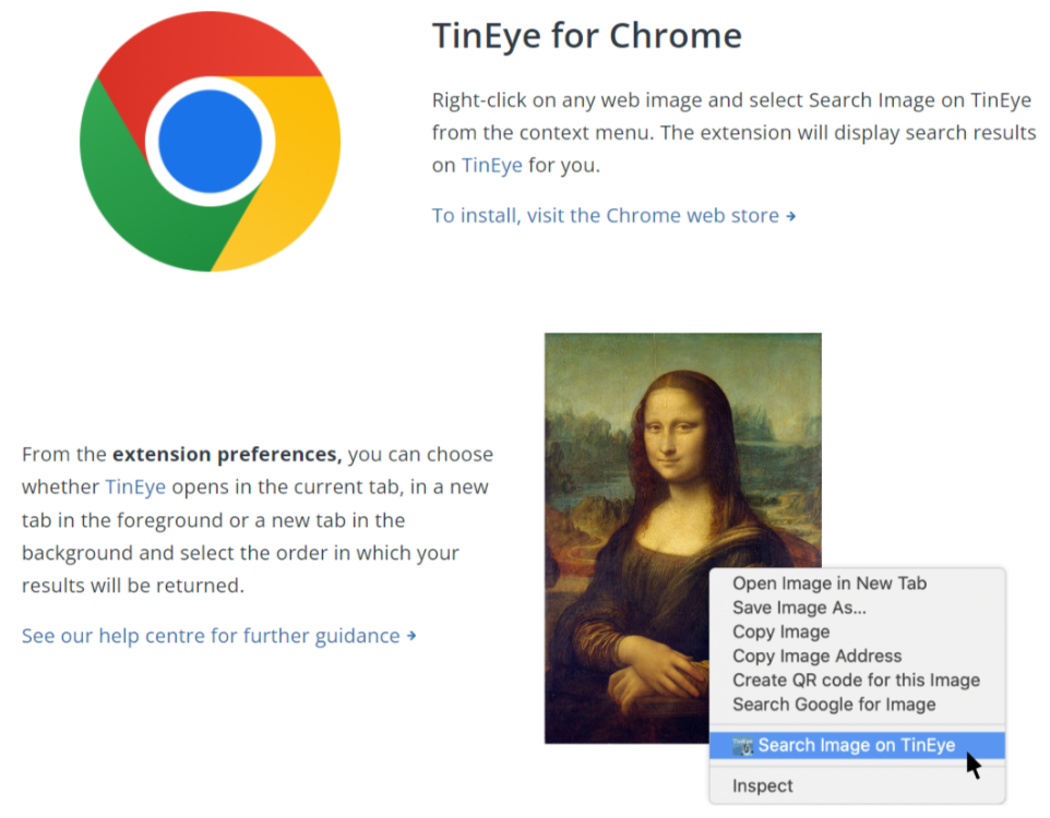 tineye for chrome