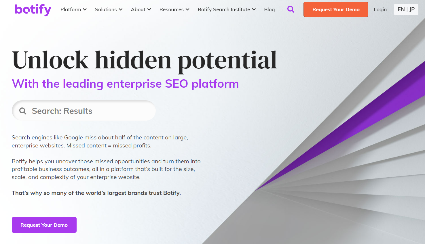 botify homepage