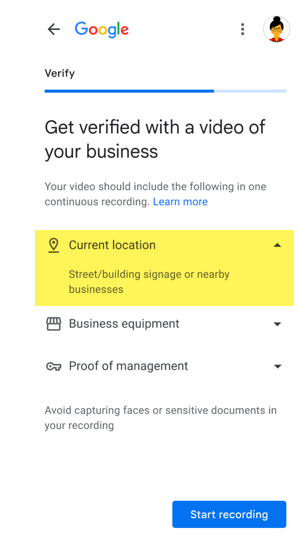 Get verified with video