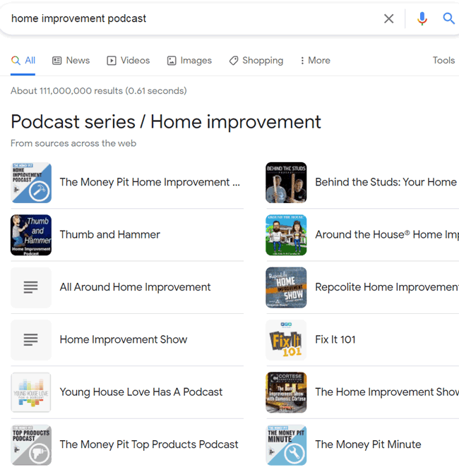 home improvement podcasts
