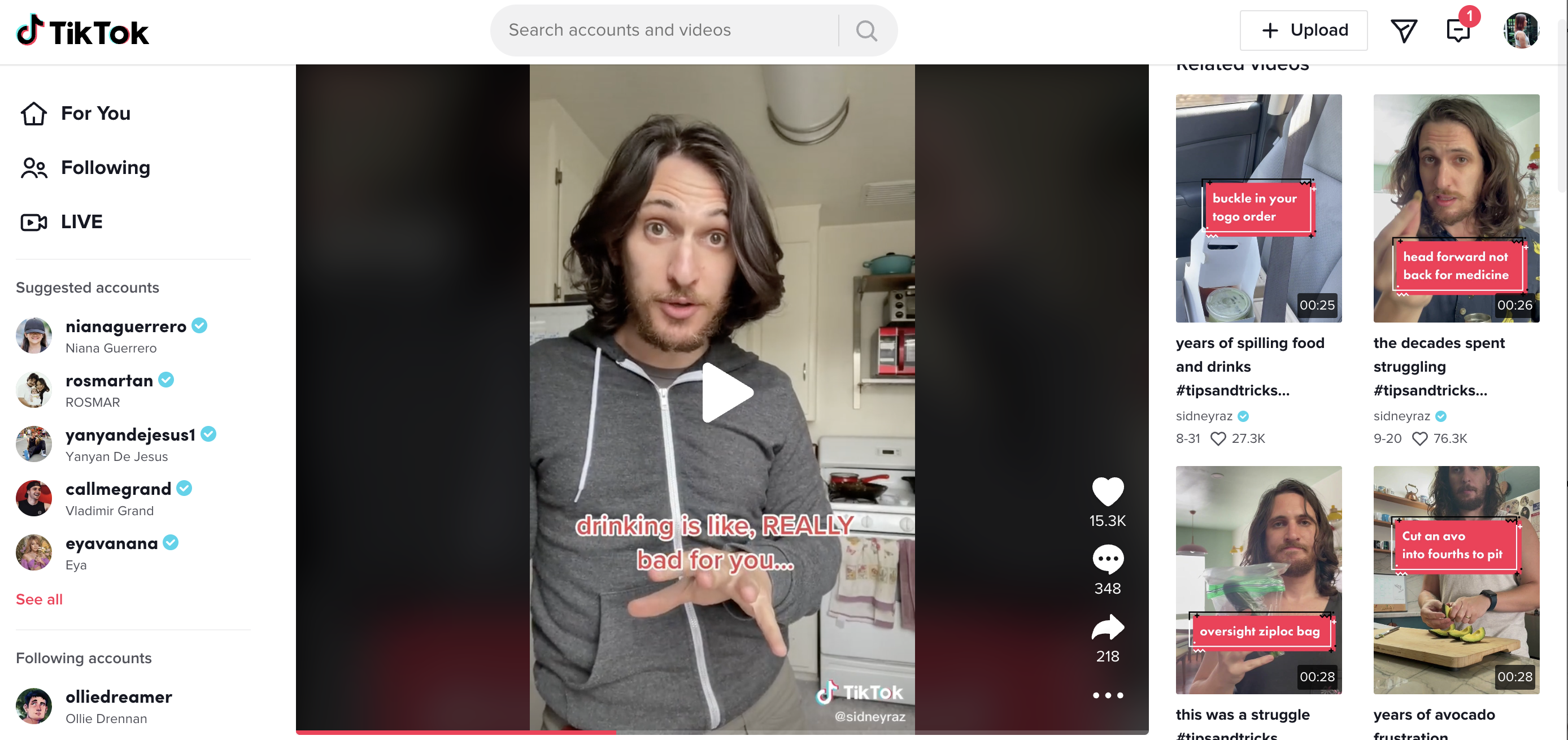 example of popular tiktok content: relatable lifehack discoveries