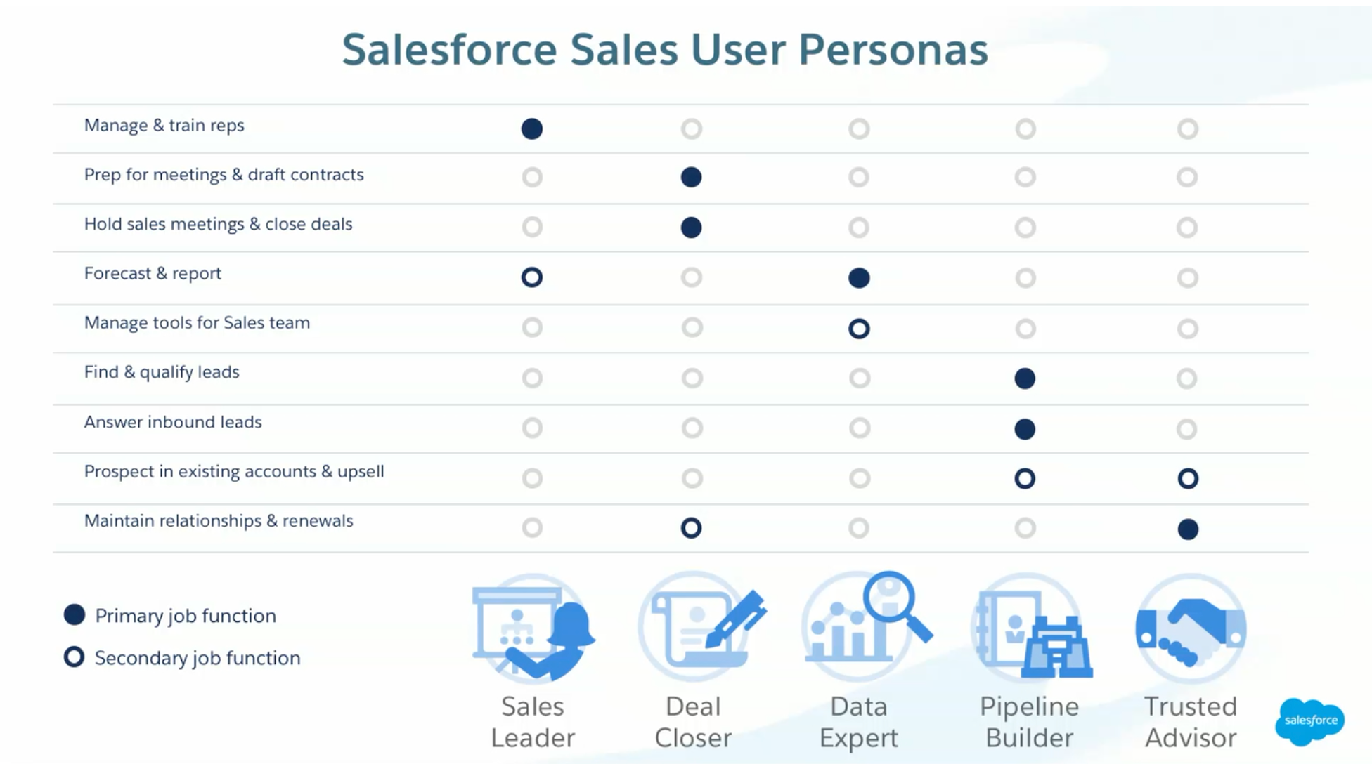salesforce user personas