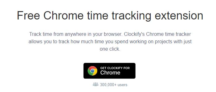 clockify for chrome