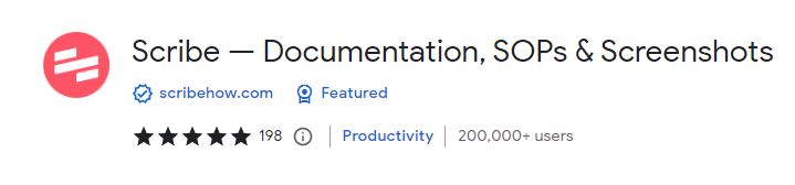 scribe for chrome
