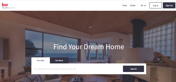 keller williams website example 