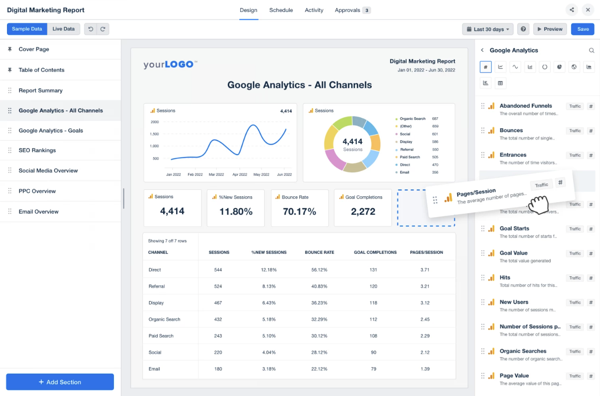 Agency Analytics reporting