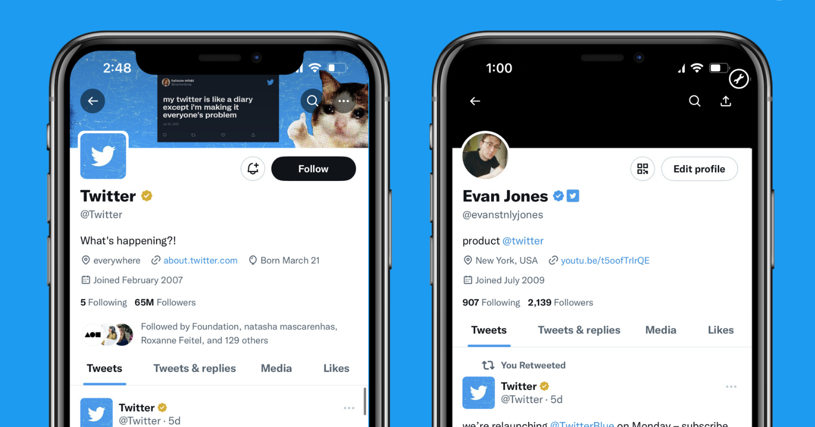 Twitter Launches Blue For Business With Square Profile Photos