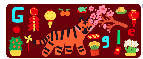 Winter Olympics Google doodle for day 8 of the games marks the Lunar New  Year