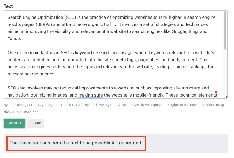 openai essay checker