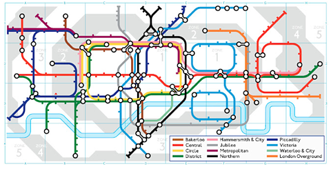 Londres tube google doodle