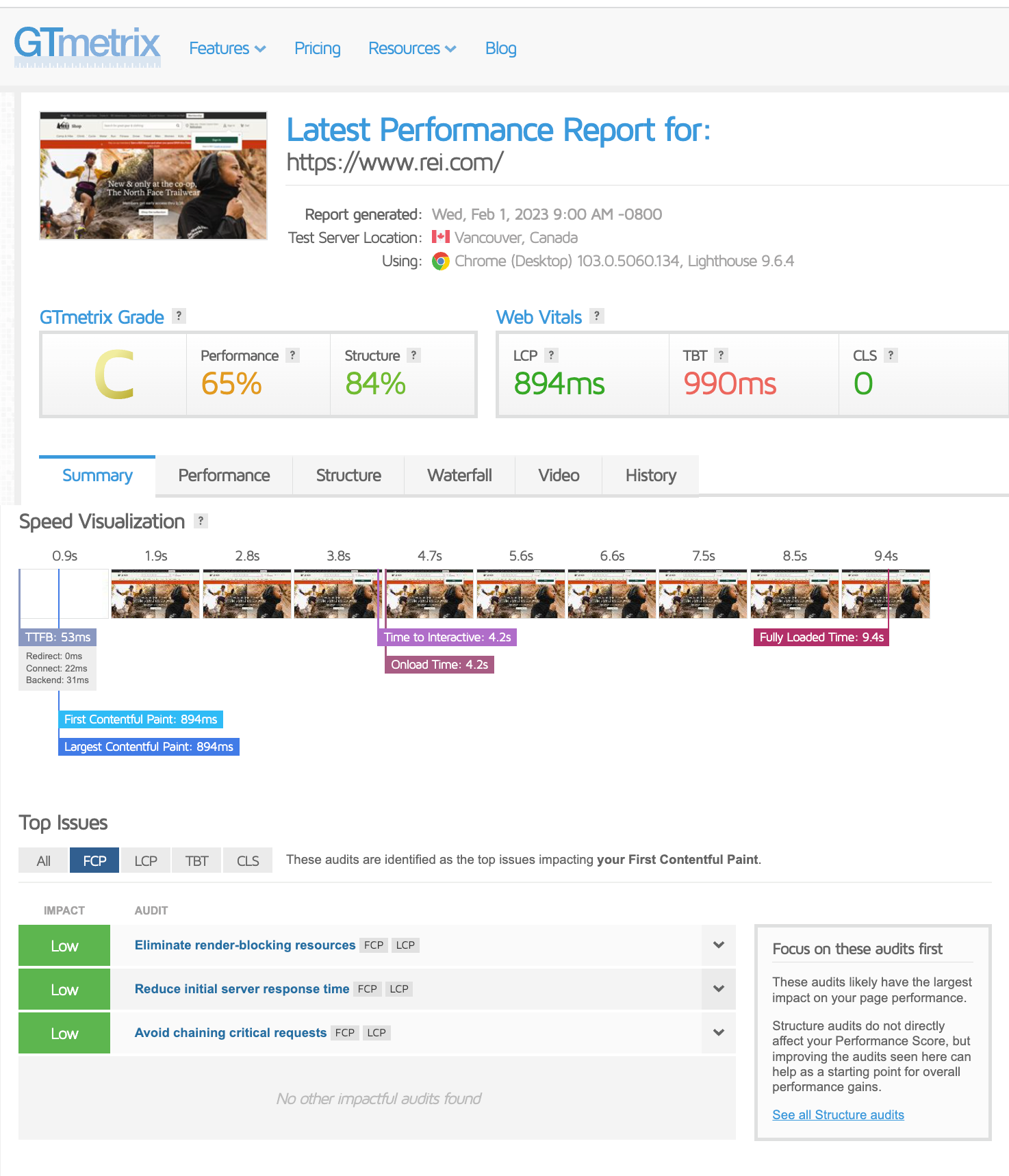 How to check your mobile version of your website in GTMetrix 