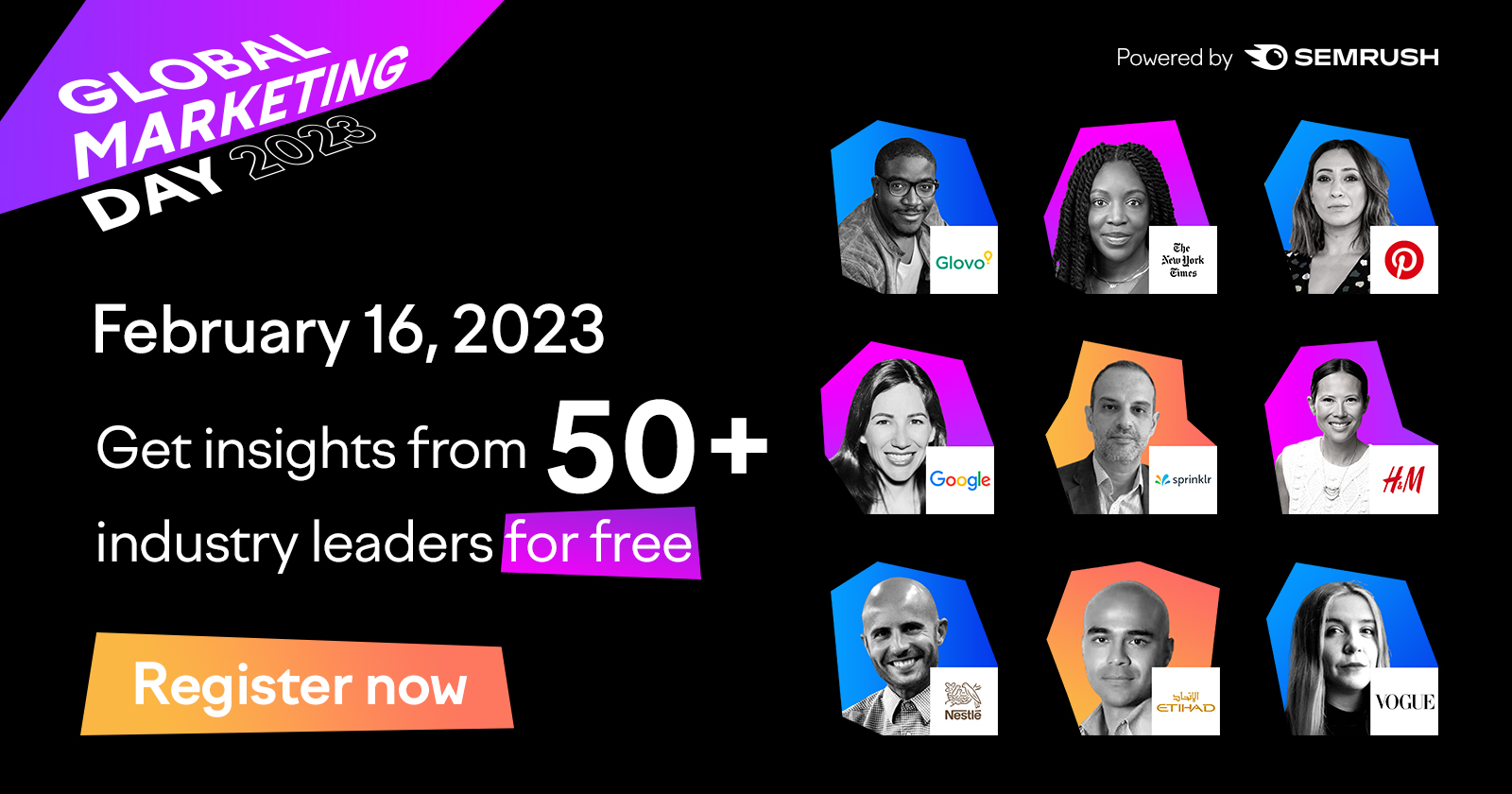 Global Marketing Day [Feb. 16]: The 24-Hour Semrush Conference You Just Can’t Miss