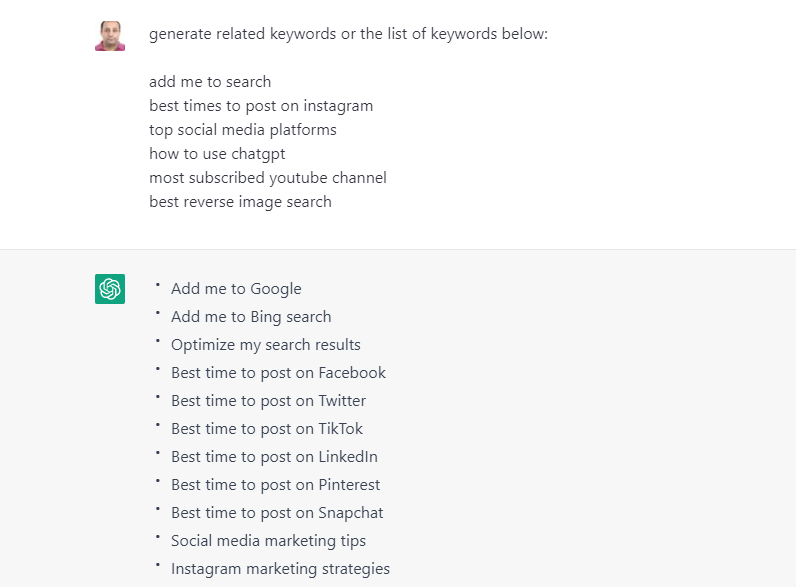 25 ChatGPT Examples For Digital Marketers &#038; SEOs