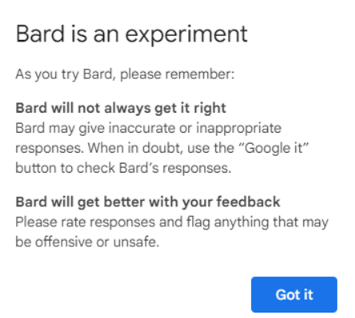 Google Bard Prompt