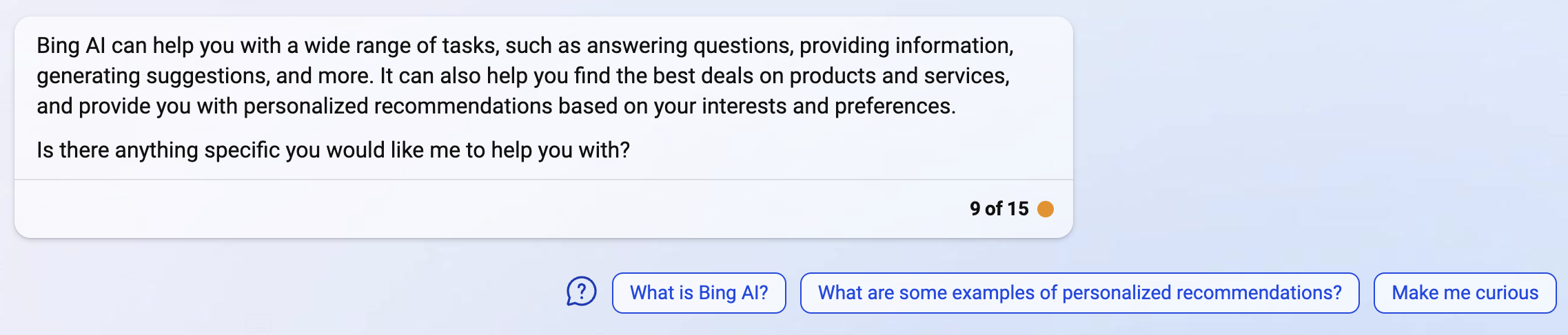 Bing Ai Main Capabilities