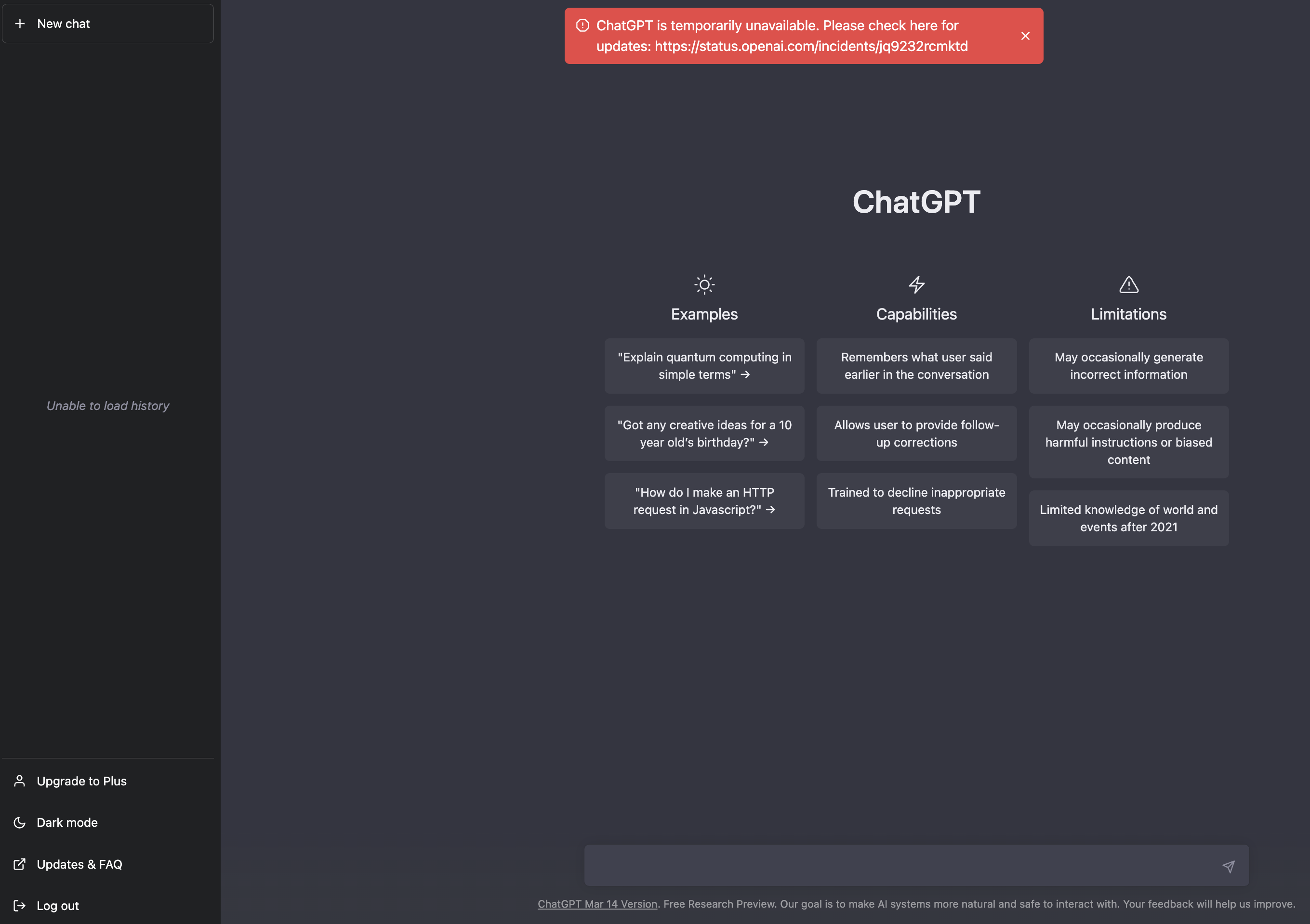 ChatGPT Is Down: OpenAI Reports Major Outages For ChatGPT And Labs Users