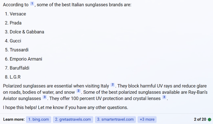 italy sunglasses wear bing 64275e6c60532 sej - What Are The Differences? (Festive Flashback)