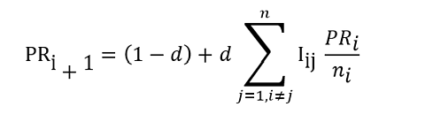 PageRank Formula