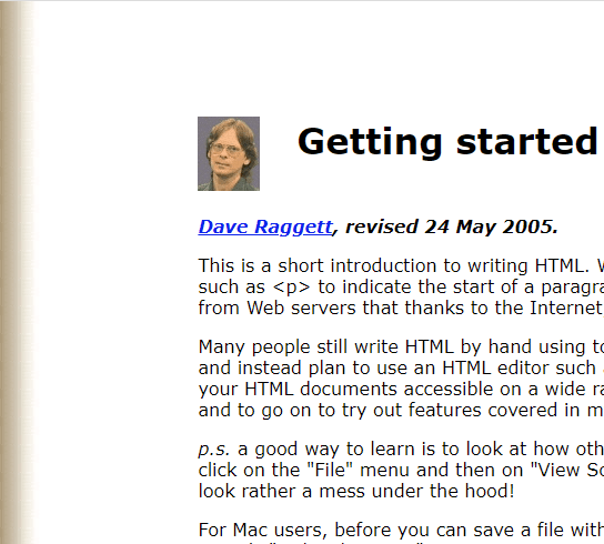 pre-2009 web design