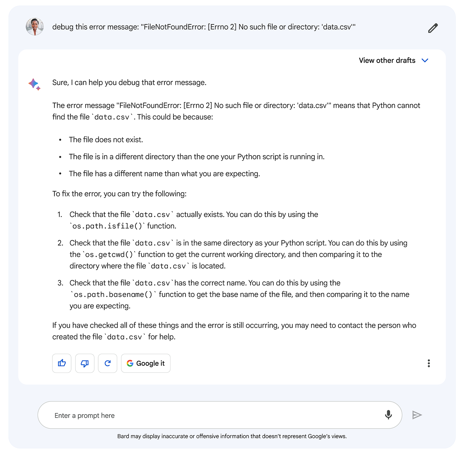 Google Bard agrega capacidades de codificación Usabilidad web y seo