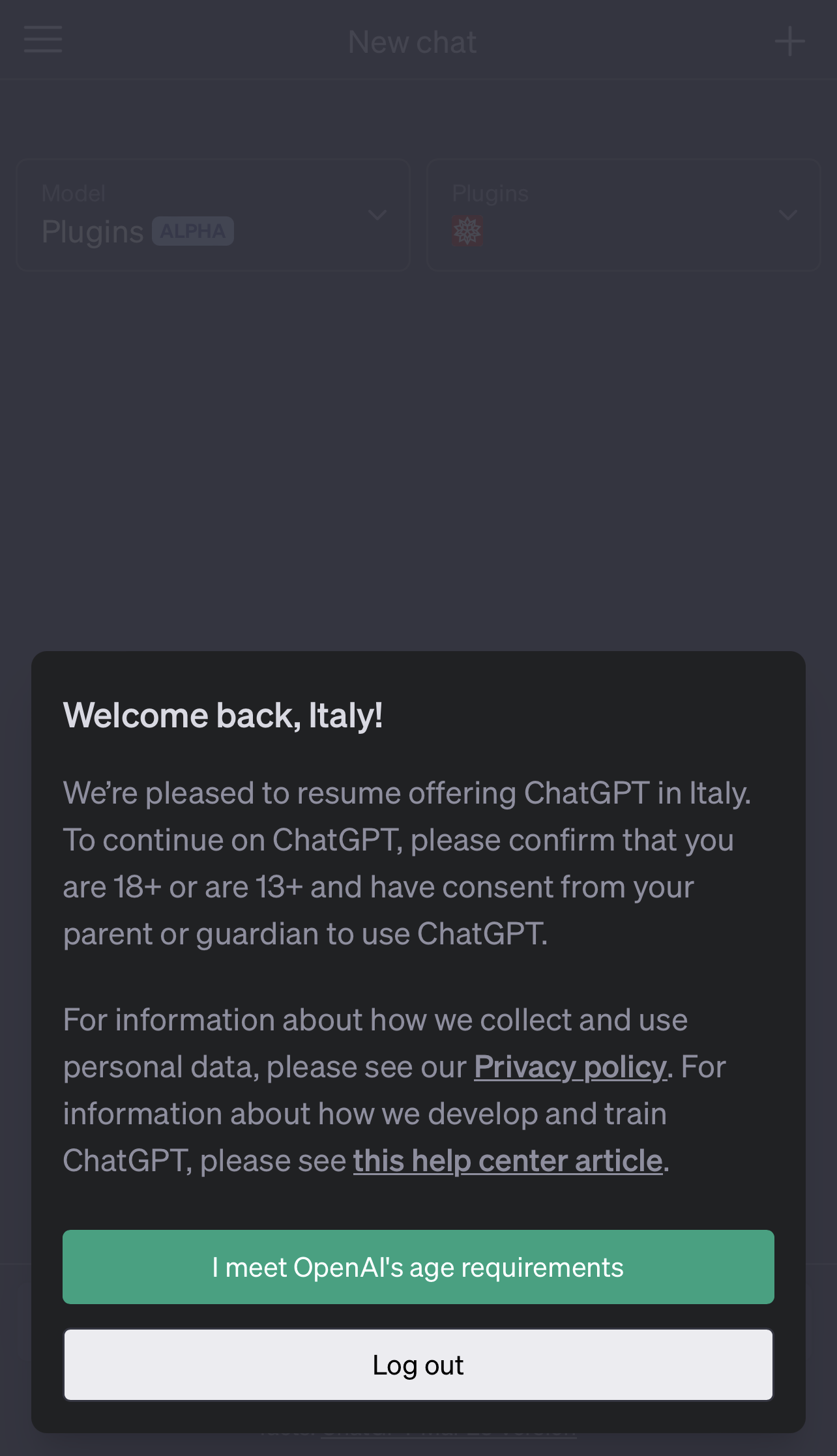 ChatGPT ban lifted: OpenAI complies with Italian data protection regulations as EU AI law moves forward