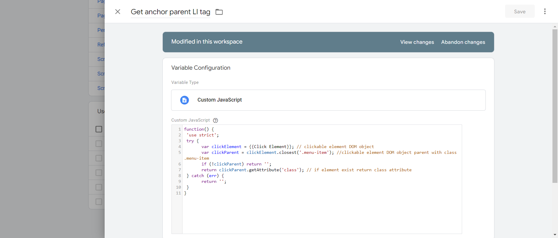 js variable example gtm 643d511f63dbe sej - Google Analytics 4: From How To Get Started To Pro Tracking