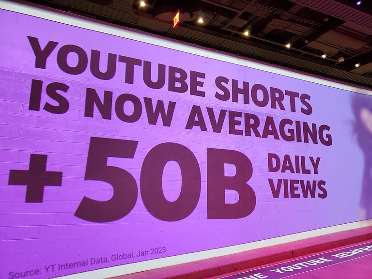 YouTube Shorts est maintenant avec une moyenne de plus de 50 milliards de vues quotidiennes