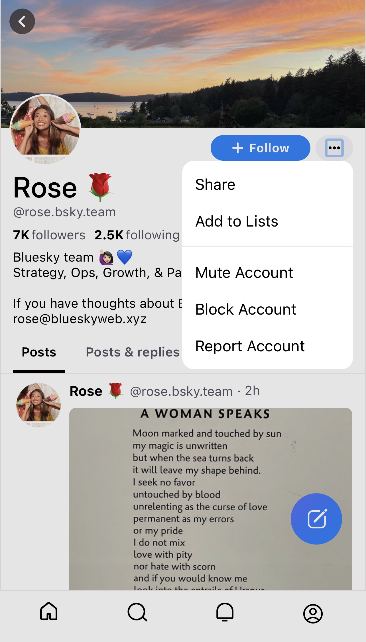 bluesky social profile actions menu 646fef4be93b4 sej e1685057455365 - Bluesky Social: Inside The New Decentralized Social Media Platform